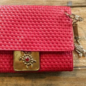 RARE Vintage TURTLE Wallet-Red/Gold-Unused Fun!